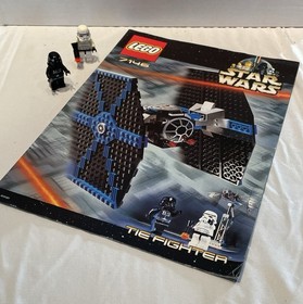 LEGO Star Wars 7146 TIE Fighter (2001) COMPLETE w/ Pilot + Manual &ndash; Vintage