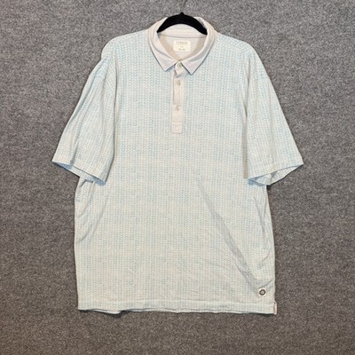 Link Soul Shirt Mens XL Blue Short Sleeve Comfort Performance Stretch Golf Polo