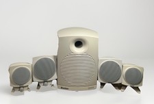 Boston Acoustics BA635 5 Piece Media Computer Speakers Set w Subwoofer, Works