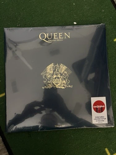 Queen's Greatest Hits II 2LP Blue Vinyl Record - Brand New, Sealed!