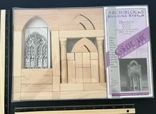 Archiblocks Building System - Gothic Period Set - Wooden Blocks