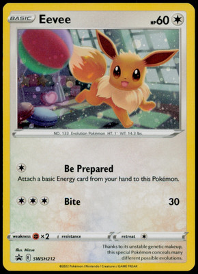 SWIRL COSMO HOLO EEVEE SWSH212 PROMO NEAR MINT
