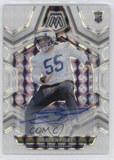 2024 Panini Mosaic Rookies Mosaic Prizm Auto Braden Fiske #339 Auto 18f3