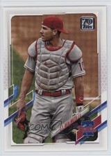 2021 Topps Image Variation JT Realmuto SP (Wearing Catcher's Gear) #611 05ja