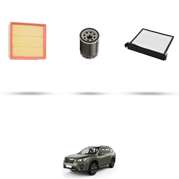 Hoffcar Set Service - 3 Filter Kompatibel Mit Subaru FöRster ( Sk ) 2.5 AWD 13-image