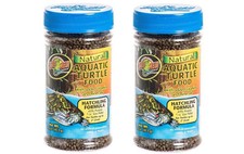 Zoo Med Natural Aquatic Turtle Food Hatchling Formula 2 Pack 1.9 oz Pellets