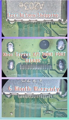 HDMI Port Repair Service - Xbox Series X/S - Disassemble/Assemble - 6MoWarranty