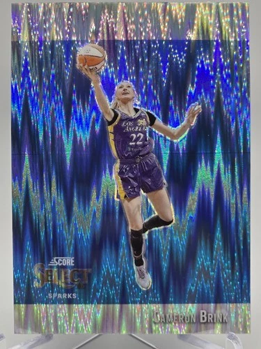 2025 Panini WNBA Score Select Flash Prizm Cameron Brink Los Angeles Sparks #9