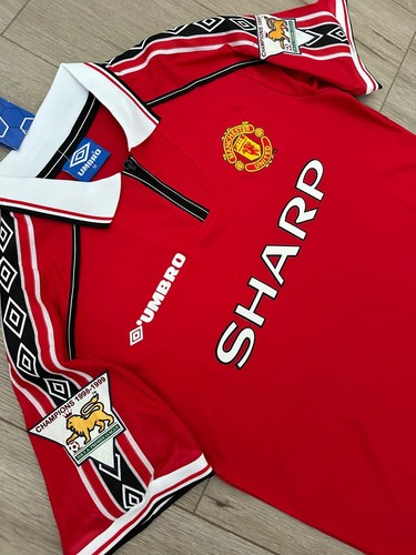 Camiseta local Manchester United 98/99 David Beckham #7 talla XXL Umbro - Imagen 3 de 5