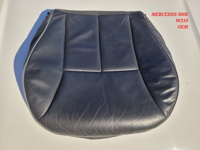 Genuine Mercedes W210 E320 300E Front Seat Cover Black Leather Upholstery OEM