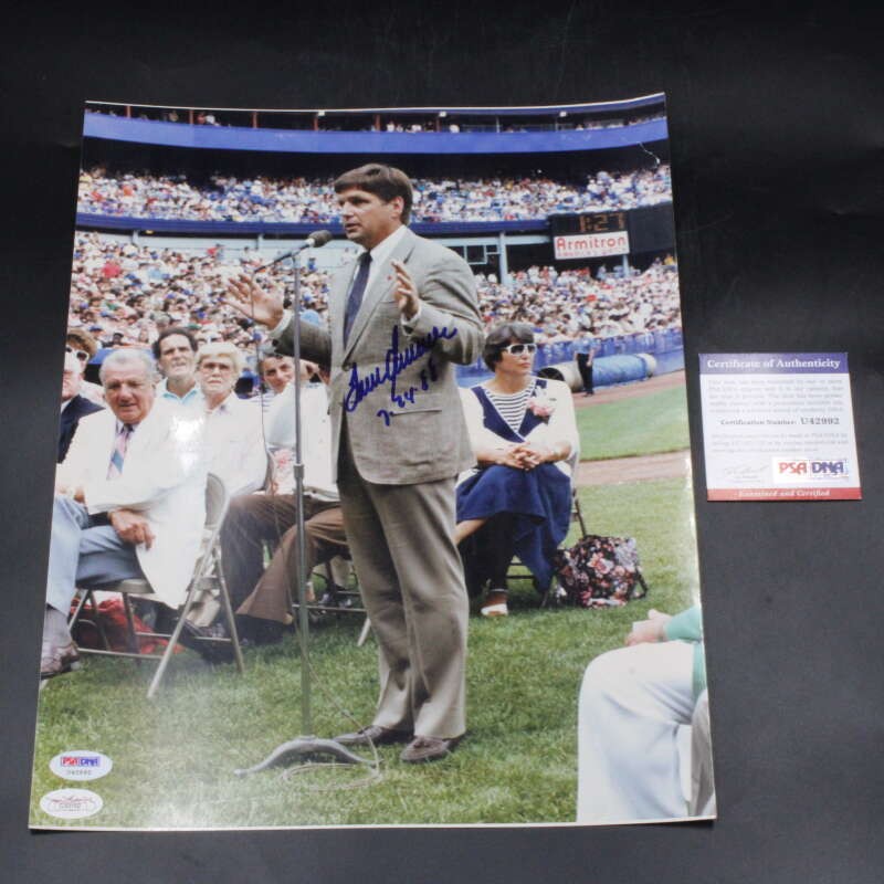 Tom Seaver Signed 11x14 Photo Mets Autograph Inscribed 7-24-88 PSA/DNA D13815
