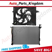 Electric Engine Radiator Cooling Fan Kit For 2010-2012 Hyundai Santa Fe 3.5L