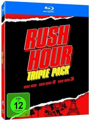 Rush Hour - Teil: 1 - 3 (1998 - 2007)[Blu-ray/Neu/OVP] Jackie Chan, Chris Tucker - Bild 1 von 4
