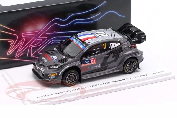 Toyota Yaris Gr Rally1 #17 S.Ogier Winner Rally Finland 2024 1/43 Spark S6877-image