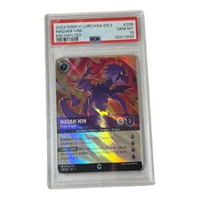 Disney Lorcana EN 2 Enchanted Madam Mim - Purple Dragon 208 PSA 10