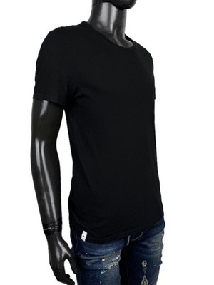 Lacoste Underwear T Shirt Herren M Schwarz Logo Krokodil Baumwolle Casual Basic