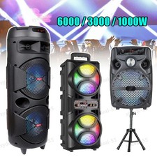 1000W-9000W Bluetooth Speaker Sub woofer Heavy Bass Sound System Party Portable