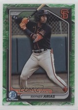 2024 Bowman Draft Chrome Lunar Glow Refractor Rayner Arias #BDC-189 14md