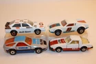 1975-1982 Lot of 4 Vintage Matchbox Cars PANTERA / AUDI / MAZDA RX-7 / PORSCHE