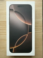 Original Apple iPhone 16 Pro Max Desert Titanium Empty Box Only