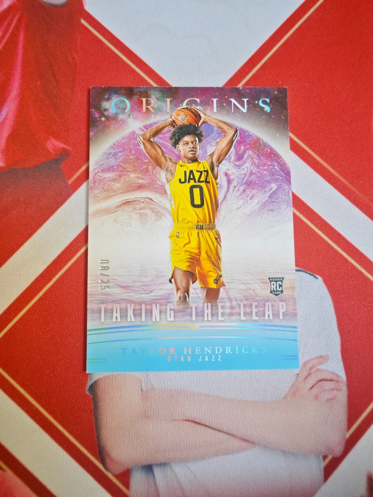 2023-24 Panini Origins Basketball Turquoise Rookie Taylor Hendricks /25