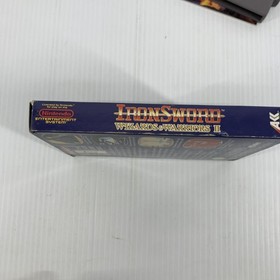 IronSword Wizards & Warriors II NES Nintendo Complete CIB Manual Video Games
