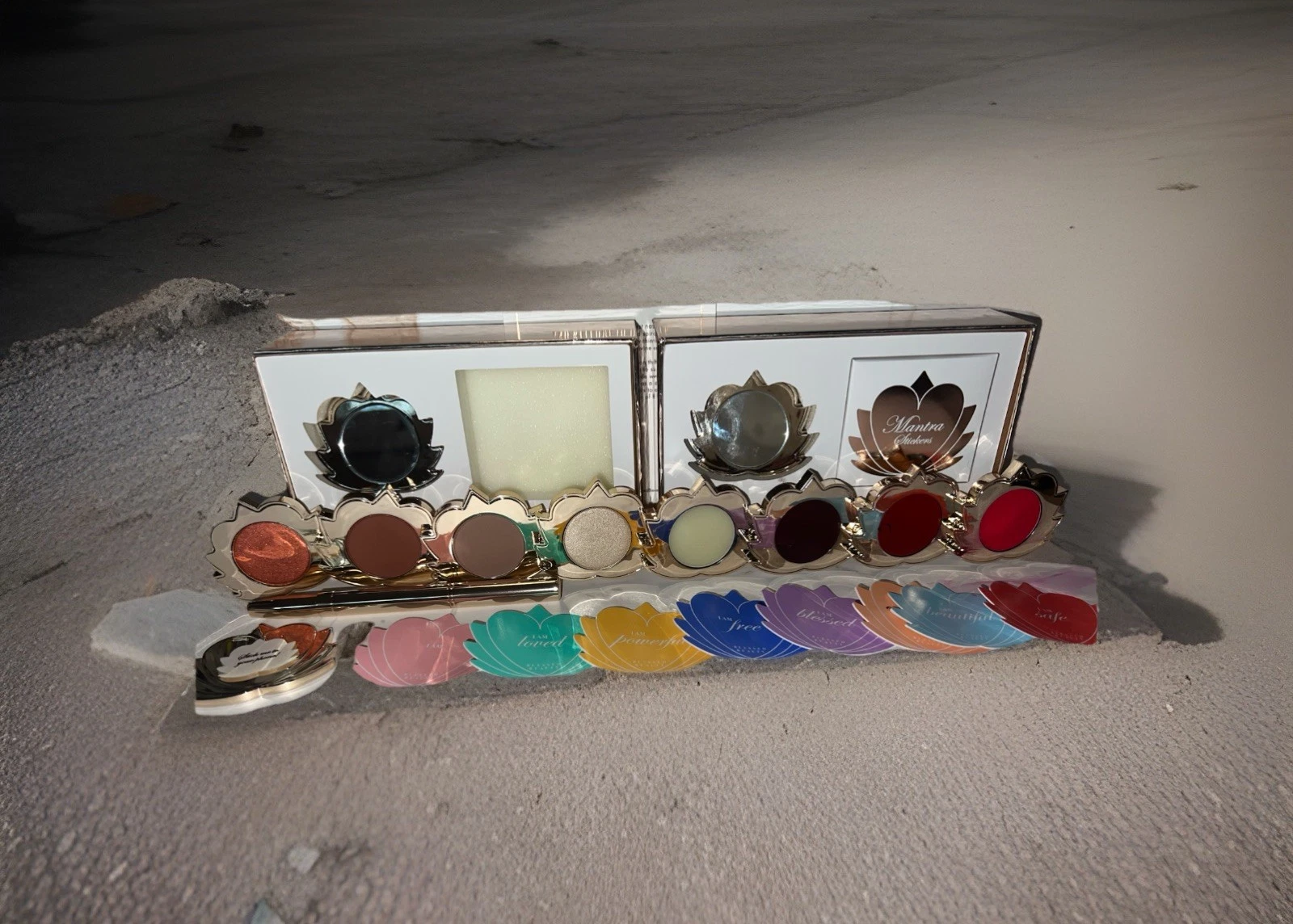Blessed Beauty Glam Eyeshadow & Lip Kits- Magnetic Phone Holder Day Affirmations