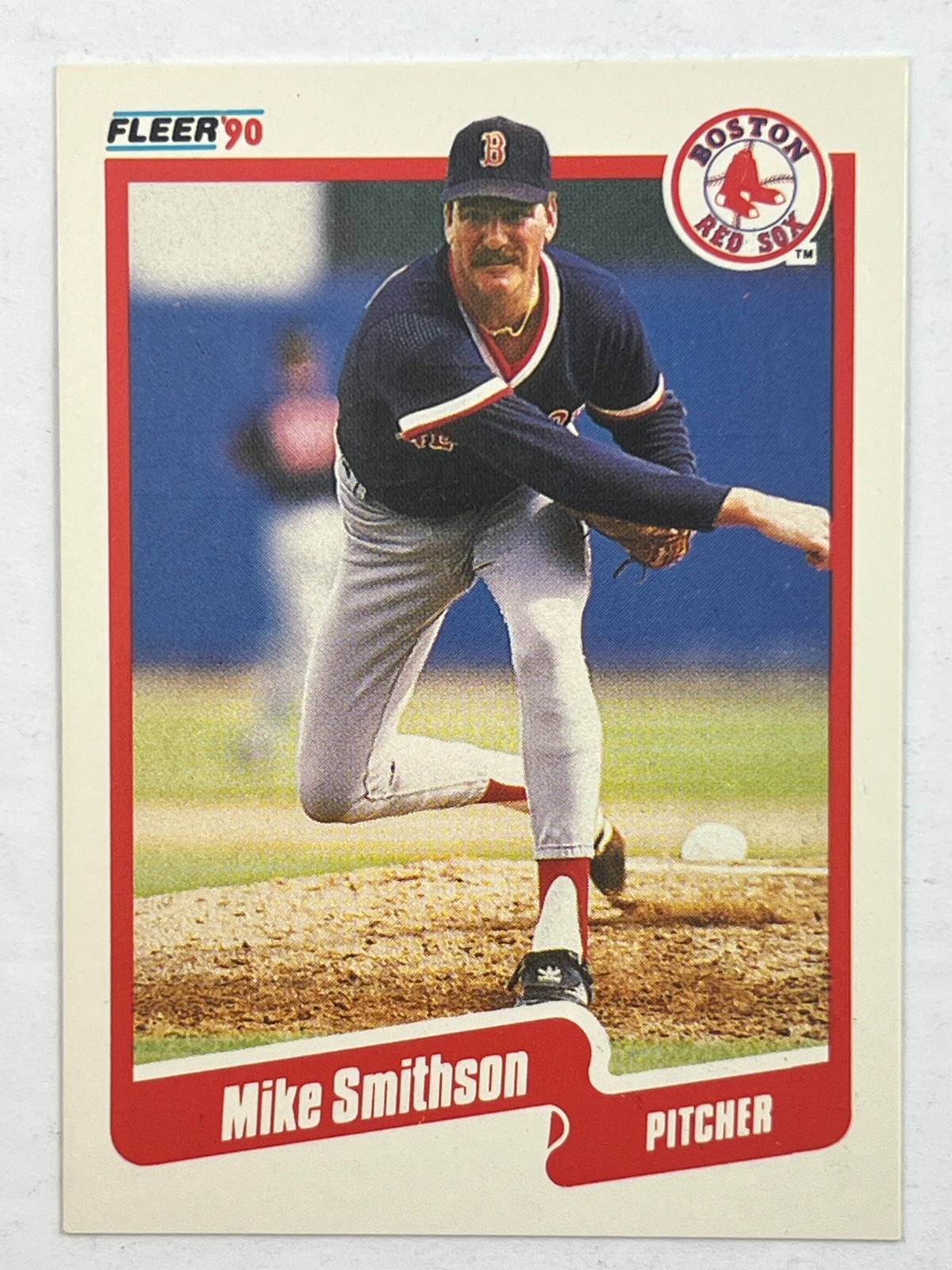 1990 Fleer #288 Mike Smithson - Boston Red Sox MLB - Free Ship