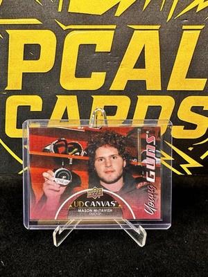 2021-22 Upper Deck Series 2 - Ud Canvas Young Guns Mason McTavish Black (RC)