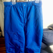 Swiss Tech SWT Snow Pant Youth XL 14-16 Blue Polyester 30" Inseam Pockets