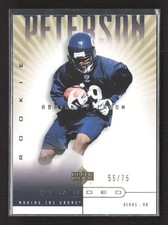 2020 Panini Impeccable Adrian Peterson /75 Redskins TV3330