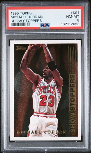 1995 TOPPS SHOW STOPPERS #SS1 MICHAEL JORDAN PSA 8