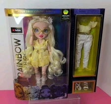 10" MGA Rainbow High Fashion Doll "Delilah Fields" Yellow Flowers NRFB #o