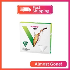 Hario V60 Paper Coffee Filter, Size 03, White, 40ct Box