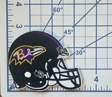 Baltimore Ravens Helmet 3.5" Iron On Embroidered Patch ~Free Tracking!~