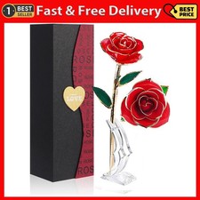 Gold Dipped Rose 24K Red Gold Plated Rose