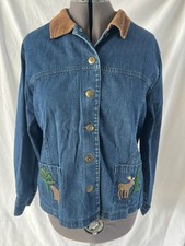 Vintage Breckenridge Denim Jacket Womens Blue...