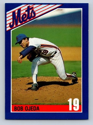 1990 Kahn's New York Mets #19 Bob Ojeda New York Mets - NM/MT