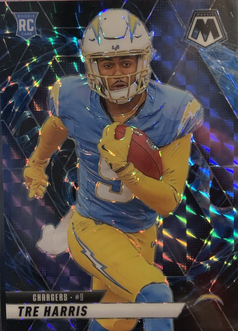 2025 Mosaic Tre Harris No 326 Genesis Case Hit Rookie Card SSP