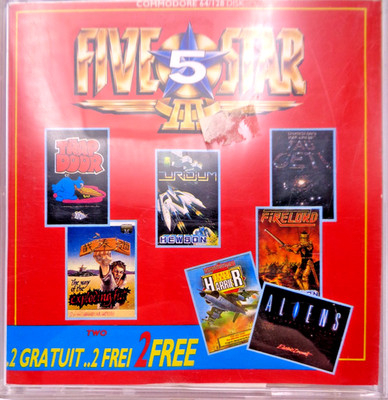 COMMODORE 64/128 -- FIVE STAR III (BEAU-JOLLY - DISK)