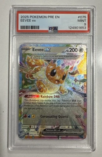 EEVEE #075 POKEMON PRISMATIC PSA 9