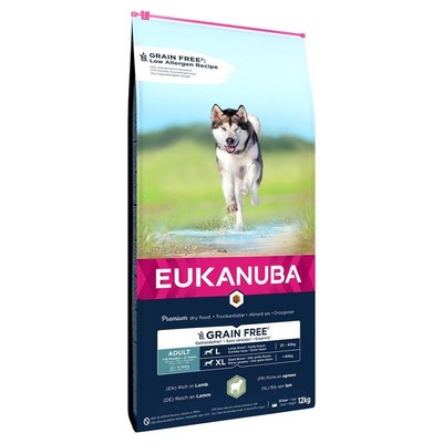 Eukanuba Grain Free Adult Large Dogs Lamm