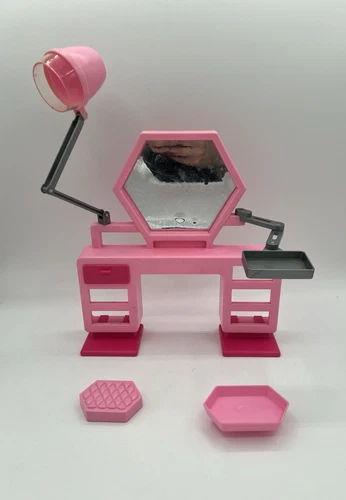 VINTAGE ARCO BARBIE HAIR SALON BEAUTY SHOP VANITY DRYER Parts As Is