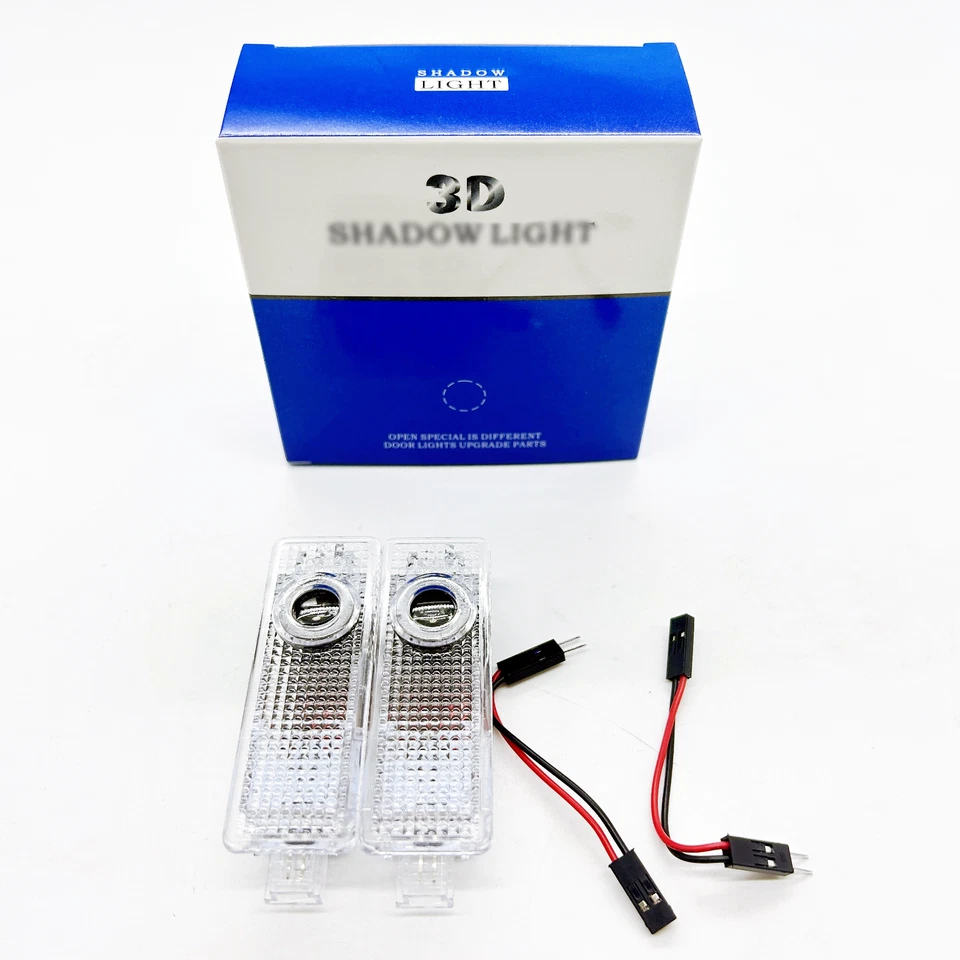 4Pcs Car Door LED Welcome Light Fits For B-M-W E60 E63 E90 E92 X1 - Image 3 of 4