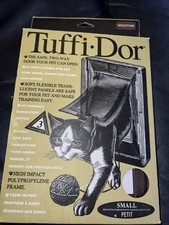 Vtg Pet Door Small Dog Cat Johnson Tuffi-Dor Small Pets Door for Cats  Dogs New