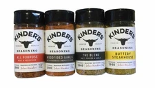(4 Pack) Variety Pack Kinder's Seasoning 6 oz. (T)