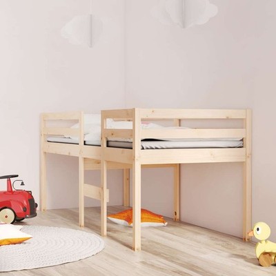 Hochbett Kinderbett Bett Spielbett Etagenbett Stockbett Massivholz Kiefer vidaXL