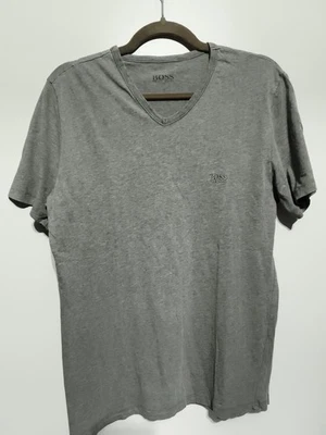 Hugo Boss T-shirt Taille M Gris Excellent Etat - Photo 1/4