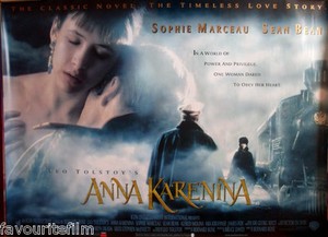 Cinema Poster Anna Karenina 1997 Quad Sophie Marceau Sean Bean Alfred Molina Ebay
