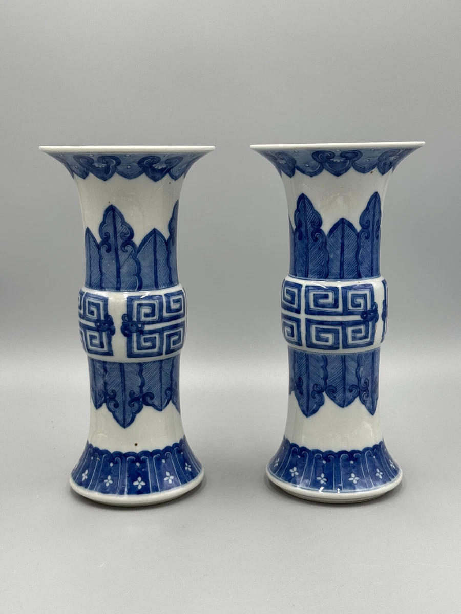 蓝色1800-1849 中国古董花瓶| eBay